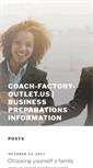 Mobile Screenshot of coach-factory-outlet.us